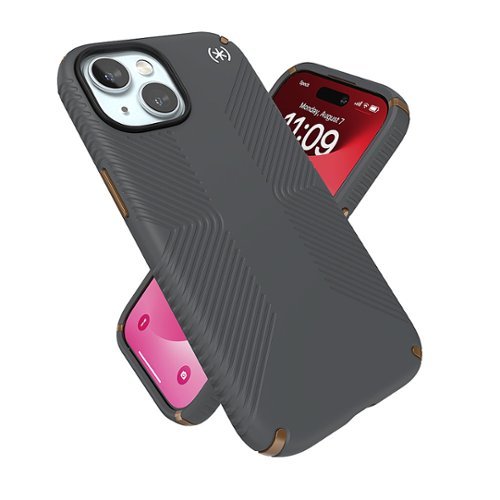 Speck Presidio2 Grip Case for Apple iPhone 16e/15/14/13 - Charcoal Gray HOW TO BUY