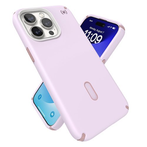 Speck Presidio2 Pro ClickLock Case with MagSafe for Apple iPhone 15 Pro Max, No Slip Interlock, Scratch Resistant - Soft Lilac HOW TO BUY