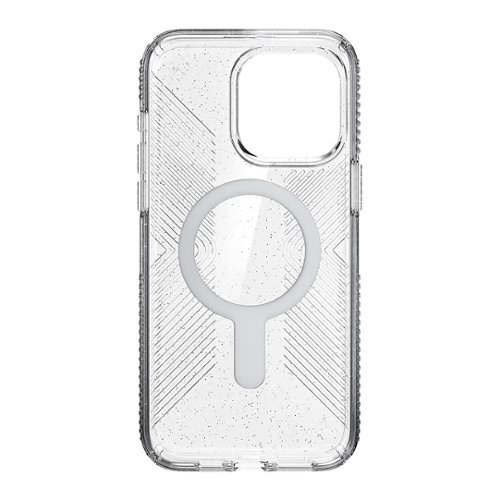 Speck Presidio Lux Grip ClickLock Case with MagSafe for Apple iPhone 15 Pro Max - Clear/Glitter WHERE TO BUY