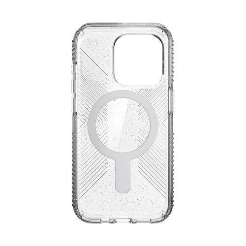 Speck Presidio Lux Grip ClickLock Case with MagSafe for Apple iPhone 15 Pro - Clear/Glitter WHERE TO BUY