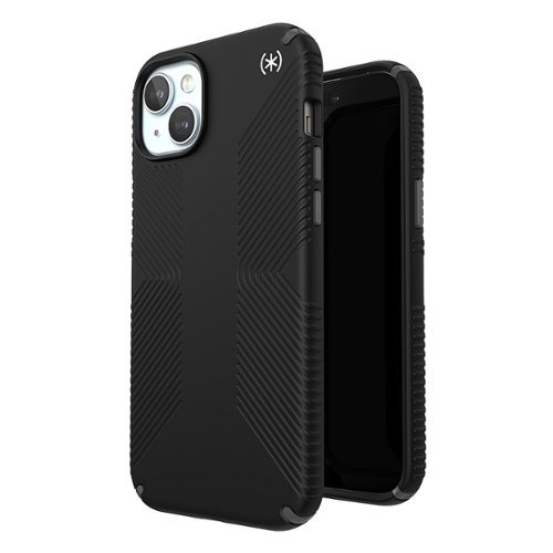 Speck Presidio2 Grip Case for Apple iPhone 15 Plus/14 Plus - Black WORLDWIDE DELIVERY