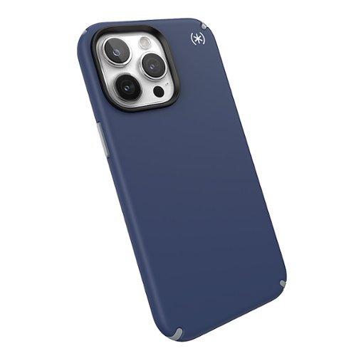 Speck Presidio2 Pro Case with MagSafe for Apple iPhone 15 Pro Max, 13 ft Drop Protection, Soft with Extra Grip - Coastal Blue GLOBAL SHIPPING
