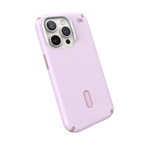 Speck Presidio2 Pro ClickLock Case with MagSafe for Apple iPhone 15 Pro, No Slip Interlock, Scratch Resistant - Soft Lilac GLOBAL SHIPPING