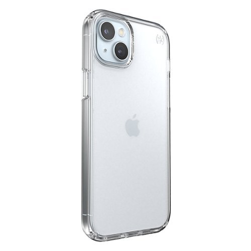 Speck Presidio Perfect- Case for Apple iPhone 15 Plus/14 Plus, Wireless Charging, 13ft Drop Protection, Extra Grip - Clear WORLDWIDE DELIVERY