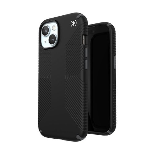 Speck Presidio2 Grip Case for Apple iPhone 16e/15/14/13 - Black WORLDWIDE DELIVERY