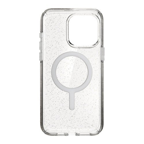 Speck Presidio Lux Case with MagSafe for Apple iPhone 15 Pro Max - Clear/Gold Glitter WHERE TO BUY