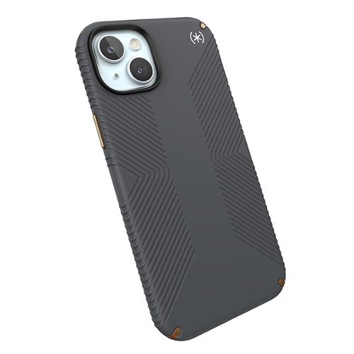 Speck Presidio2 Grip Case for Apple iPhone 15 Plus/14 Plus - Charcoal Gray GLOBAL SHIPPING