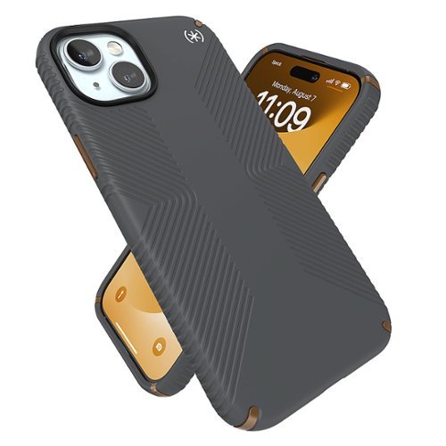 Speck Presidio2 Grip Case for Apple iPhone 15 Plus/14 Plus - Charcoal Gray HOW TO BUY