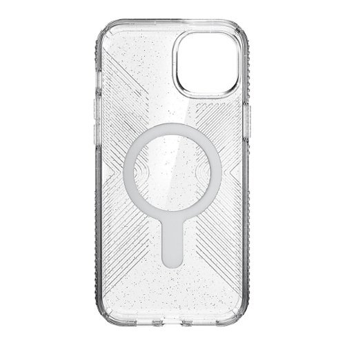 Speck Presidio Lux Grip ClickLock Case with MagSafe for Apple iPhone 15 Plus/14 Plus - Clear/Glitter WHERE TO BUY