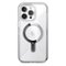 Speck - Presidio Perfect-Clear Grip ClickLock Case with MagSafe for Apple iPhone 15 Pro Max - Clear/Chrome-Front_Standard