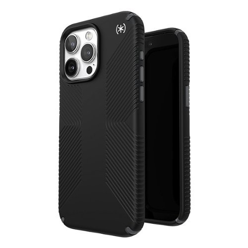 Speck Presidio2 Grip Case for Apple iPhone 15 Pro Max - Black WORLDWIDE DELIVERY