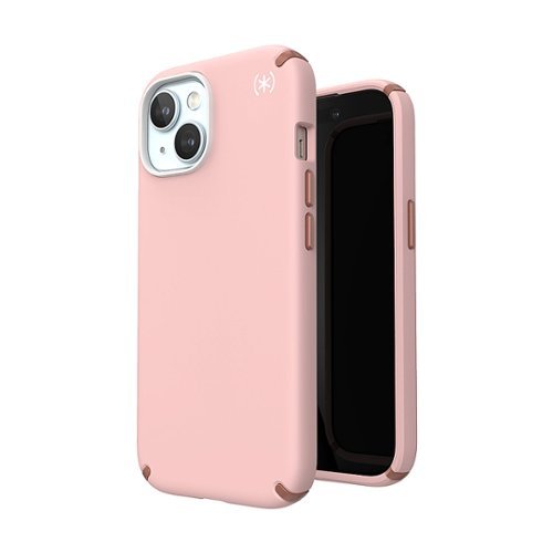 Speck Presidio2 Pro Case with MagSafe for Apple iPhone /15/14/13, 13 ft Drop Protection, Soft with Extra Grip - Dahlia Pink WORLDWIDE DELIVERY