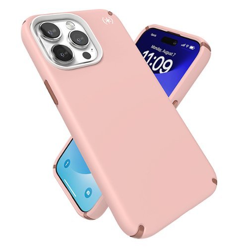 Speck Presidio2 Pro Case with MagSafe for Apple iPhone /15/14/13, 13 ft Drop Protection, Soft with Extra Grip - Dahlia Pink HOW TO BUY