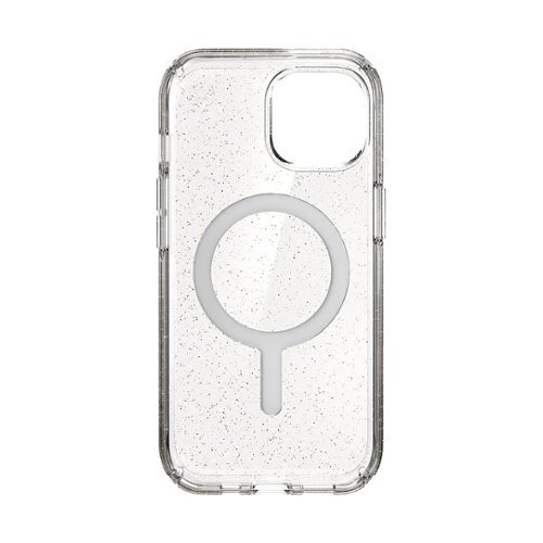 Speck Presidio Lux Case with MagSafe for Apple iPhone 16e/15/14/13 - Clear/Gold Glitter WHERE TO BUY