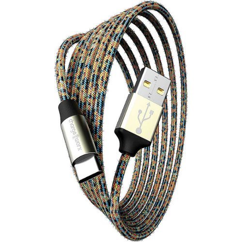 Chargeworx - 6' Elements USB-C Cable - Multicolor-Front_Standard 