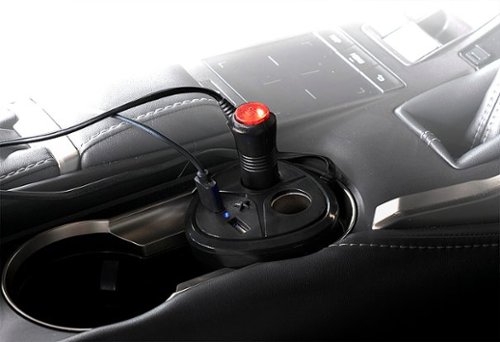 Chargeworx 12V Dual USB Cup Holder - Black HOW TO BUY