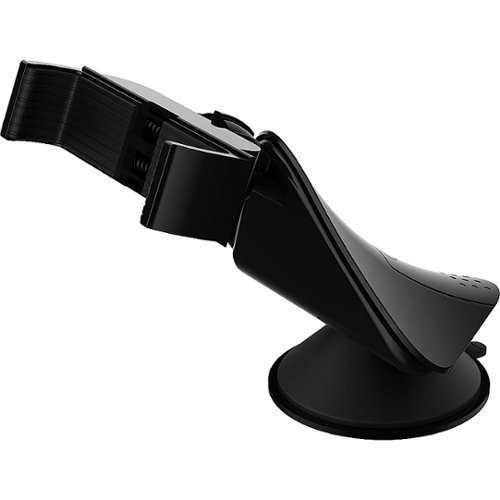 Chargeworx - Car Dash Mount for Most Cell Phones - Black