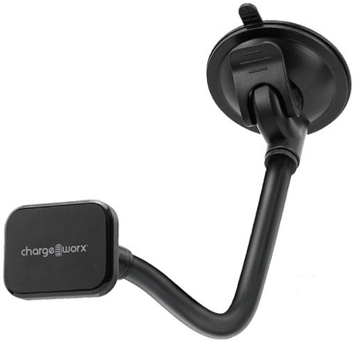 Chargeworx - Arm Neck Suction Cup Mount for Most Cell Phones - Black