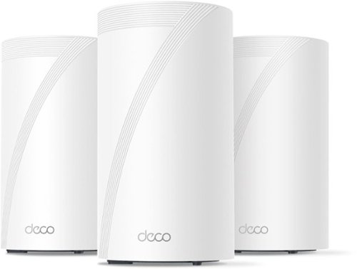  TP-Link - Deco BE16000 Quad-Band Mesh Wi-Fi 7 System with Multi-Gig (3-Pack) - White