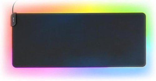 Photos - Mouse Pad HYTE CNVS Intense Play  - Black CNVS RGB DESKMAT 