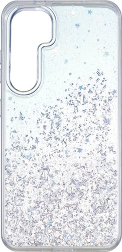 Insignia™ Hard-Shell Case for Samsung Galaxy S24 - Glitter Gradient (Clear) WHERE TO BUY
