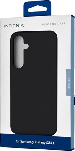 Insignia™ Silicone Case for Samsung Galaxy S24+ - Black GLOBAL SHIPPING