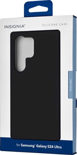 Insignia™ Silicone Case for Samsung Galaxy S24 Ultra - Black GLOBAL SHIPPING