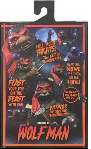 NECA Universal Monsters/Teenage Mutant Ninja Turtles 7” Scale Action Figure - Raphael as the Wolfman WORLDWIDE DELIVERY