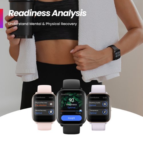 Amazfit Active Smartwatch 35.9mm Aluminum Alloy - Pink BUY IN UAE