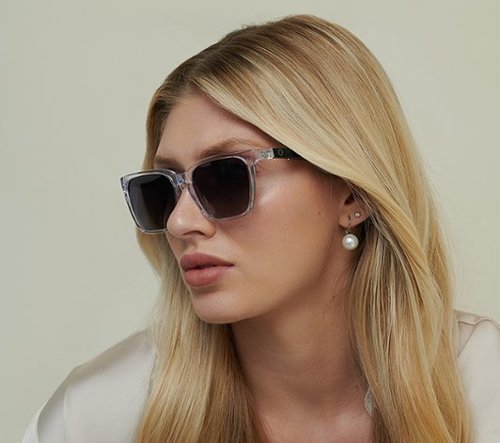 Lucyd Lyte Square Wireless Connectivity Audio Sunglasses - Eclipse GLOBAL SHIPPING