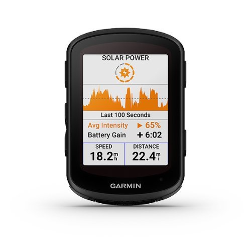 Garmin - Edge 840 Solar 2.6" GPS Bike Computer - Black