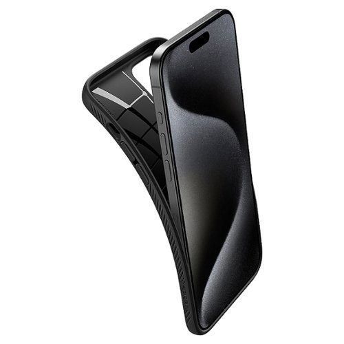 Spigen Air Grip Case for Apple iPhone 15 Pro - Matte Black HOW TO BUY