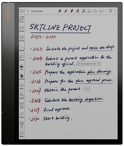 BOOX 10.3 Note Air3 C E-Paper Tablet - Cosmic Black GLOBAL SHIPPING