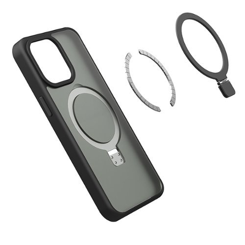 Insignia™ Hard-Shell Case with MagSafe Kickstand for iPhone 15 Pro Max - Black HOW TO BUY
