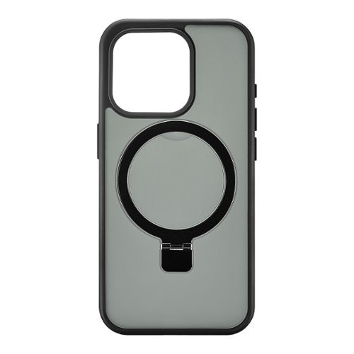 Insignia™ Hard-Shell Case with MagSafe Kickstand for iPhone 15 Pro - Black GLOBAL SHIPPING