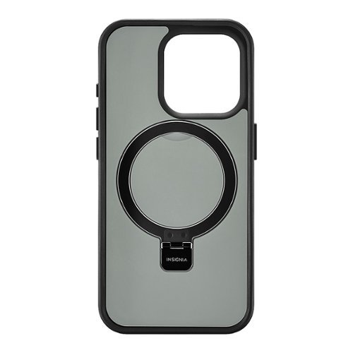 Insignia™ Hard-Shell Case with MagSafe Kickstand for iPhone 15 Pro - Black WORLDWIDE DELIVERY