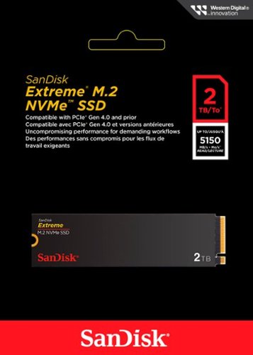 SanDisk Extreme M.2 2TB Internal SSD PCIe Gen 4x4 NVMe GLOBAL SHIPPING