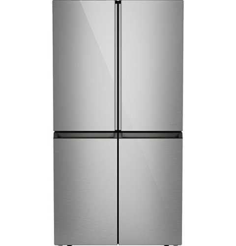 CafÃ© - 28.3 Cu. Ft. 4-Door French Door Smart Refrigerator with Dual-Dispense AutoFill Pitcher - Platinum Glass
