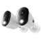 Night Owl - 2-Camera Indoor/Outdoor Wired 4K Security Cameras with 2-Way Audio - White-Front_Standard