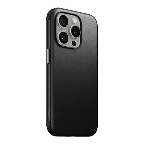 Nomad  Modern Leather Case with Magsafe for Apple iPhone 15 Pro - Black WHERE TO BUY