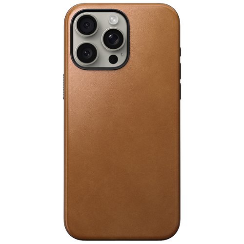 Nomad Modern Leather Case with Magsafe for Apple iPhone 15 Pro Max - Tan