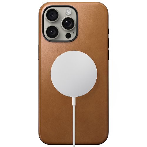Nomad  Modern Leather Case with Magsafe for Apple iPhone 15 Pro Max - Tan WORLDWIDE DELIVERY