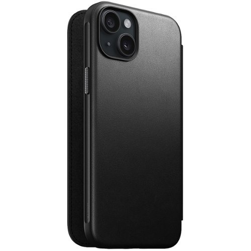 Nomad Modern Leather Folio with Magsafe for Apple iPhone 15 Plus - Black WHERE TO BUY