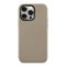 CASETiFY - Leather Case with MagSafe for Apple iPhone 15 Pro Max - Greige-Front_Standard