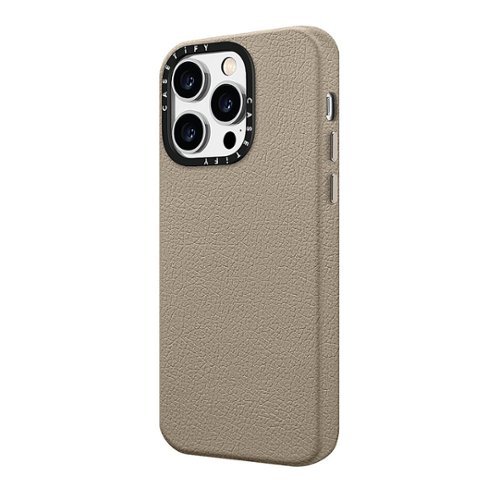 CASETiFY Leather Case with MagSafe for Apple iPhone 15 Pro Max - Greige WHERE TO BUY