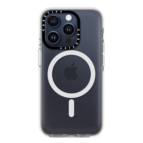 CASETiFY Case with MagSafe for Apple iPhone 15 Pro - Clear WORLDWIDE DELIVERY