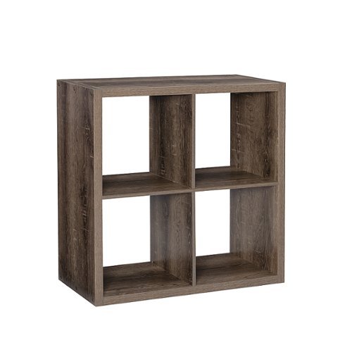 

Linon Home Décor - Chabis 4-Cubby Storage Cabinet - Gray
