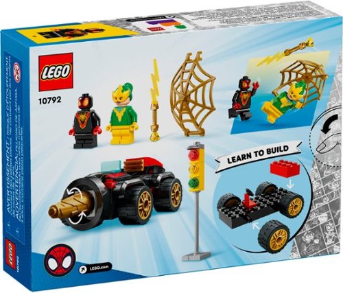 LEGO Marvel Drill Spinner Vehicle, Miles Spin Morales Car, Marvel Toy, 10792 WORLDWIDE DELIVERY