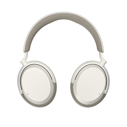 Sennheiser ACCENTUM Wireless Bluetooth Around-the-ear Headphones – Hybrid Noise Cancelling (ANC), All-Day Comfort - White WORLDWIDE DELIVERY