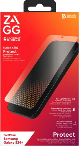 ZAGG InvisibleShield Glass Fusion XTR3 Screen Protector for Samsung Galaxy S24+ - Clear SHOP ONLINE
